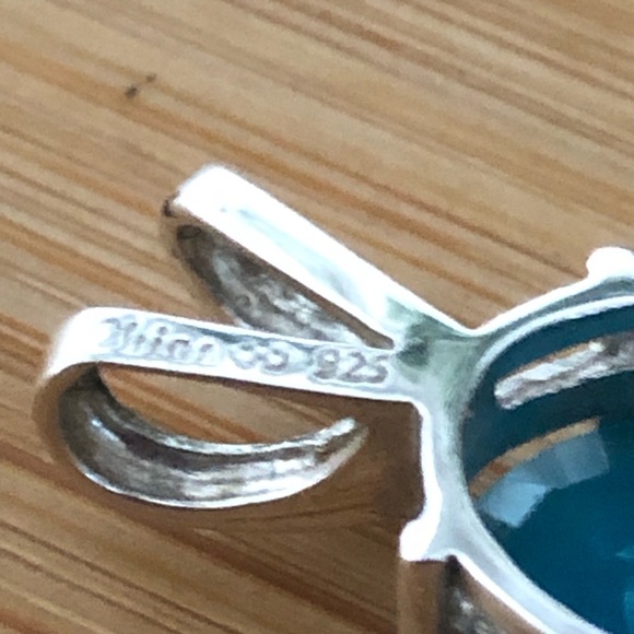 $64 Designer Estate Pendant Sterling Silver 925 Designer's Mark China - Picture 2 of 5